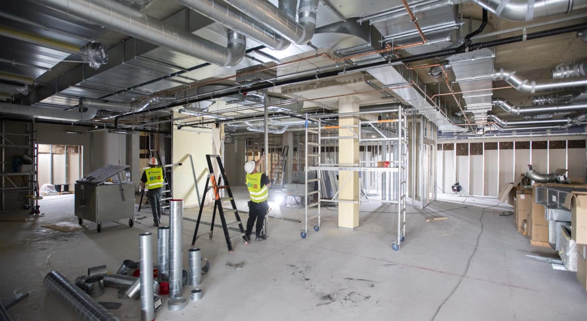 BREDA
Amphia Molengracht
De verbouwing van de bestaande bouw is in volle gang. Onder andere de nieuwe ruimte van de apotheek, interne geneeskunde, poli oogheelkunde en het ingrepencentrum.