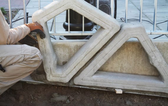 3D betonprinten unieke vormen