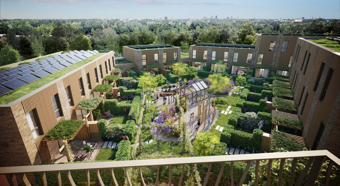 Lotus Het Groene Collectief; groene binnenplaats