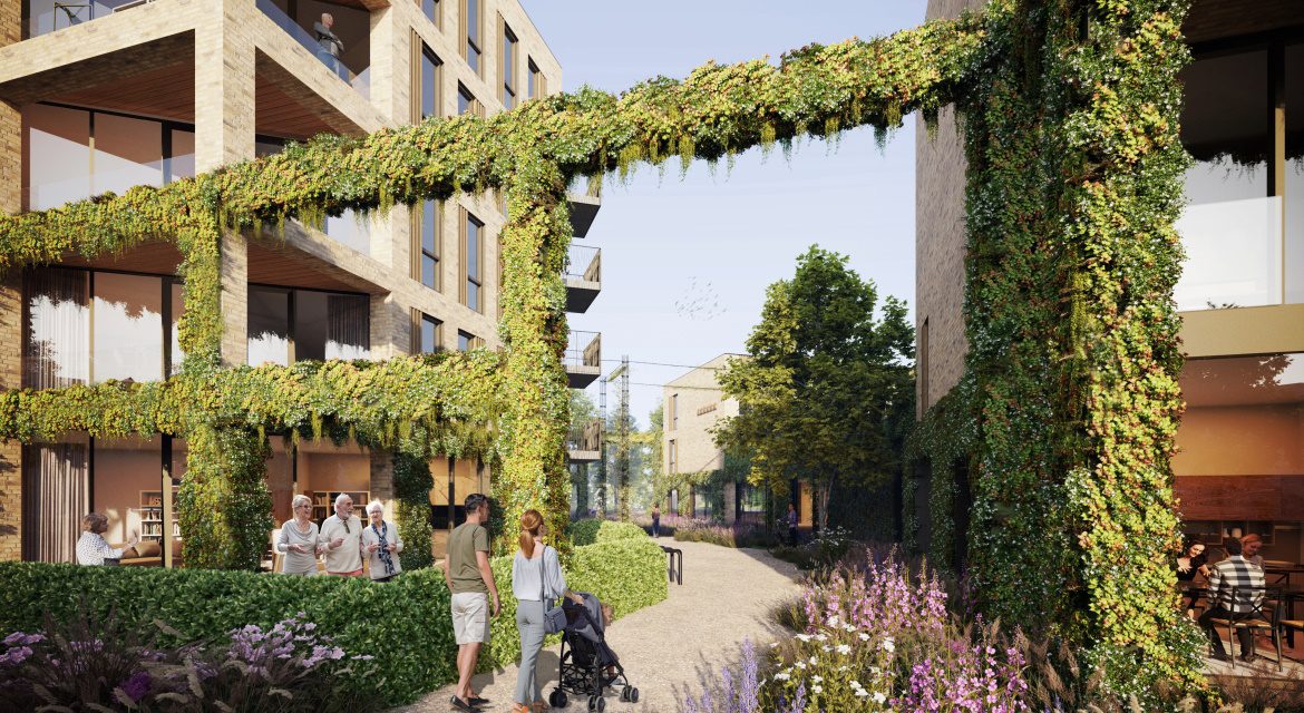 Lotus Het Groene Collectief; groene pergola