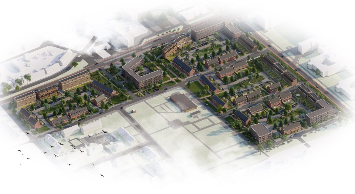 Vogelvlucht Boswinkel Oost