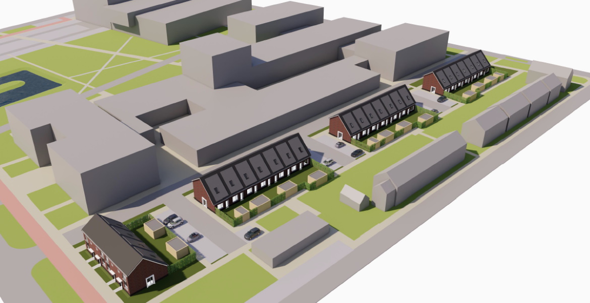 Vogelvlucht Dahliastraat