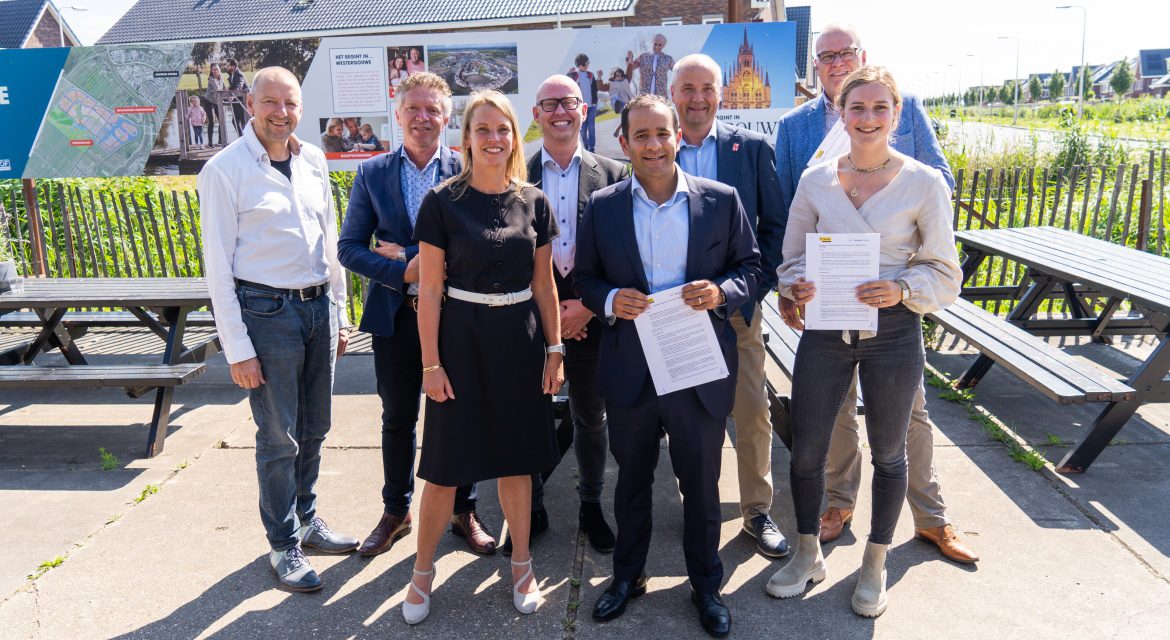 Westergouwe ondertekening groep