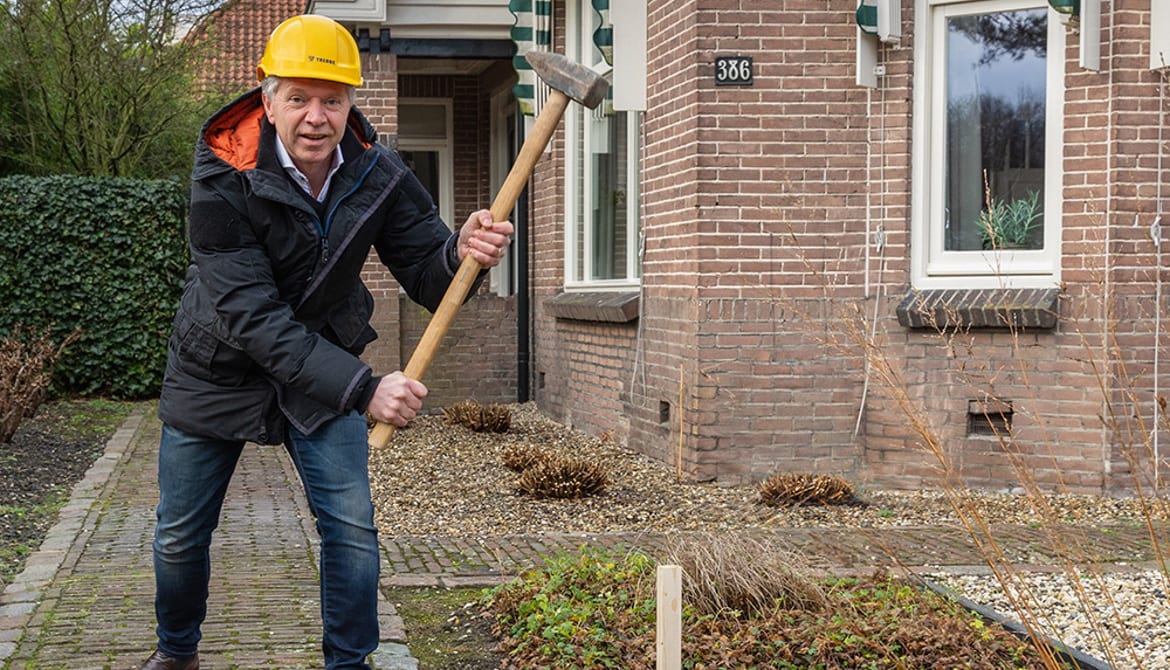 juist Johan Bombach Eerste paal Trivire