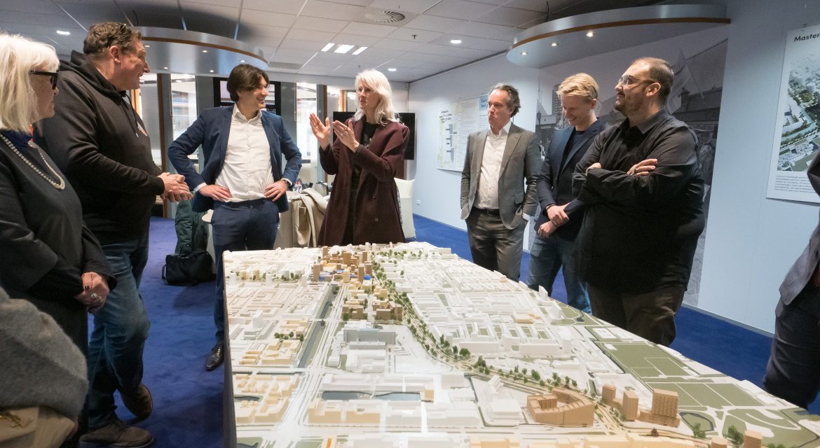 kick-off fase 2 Centrum Schalkwijk met minister Mona Keijzer en wethouder Floor Roduner. Gemeente Haarlem