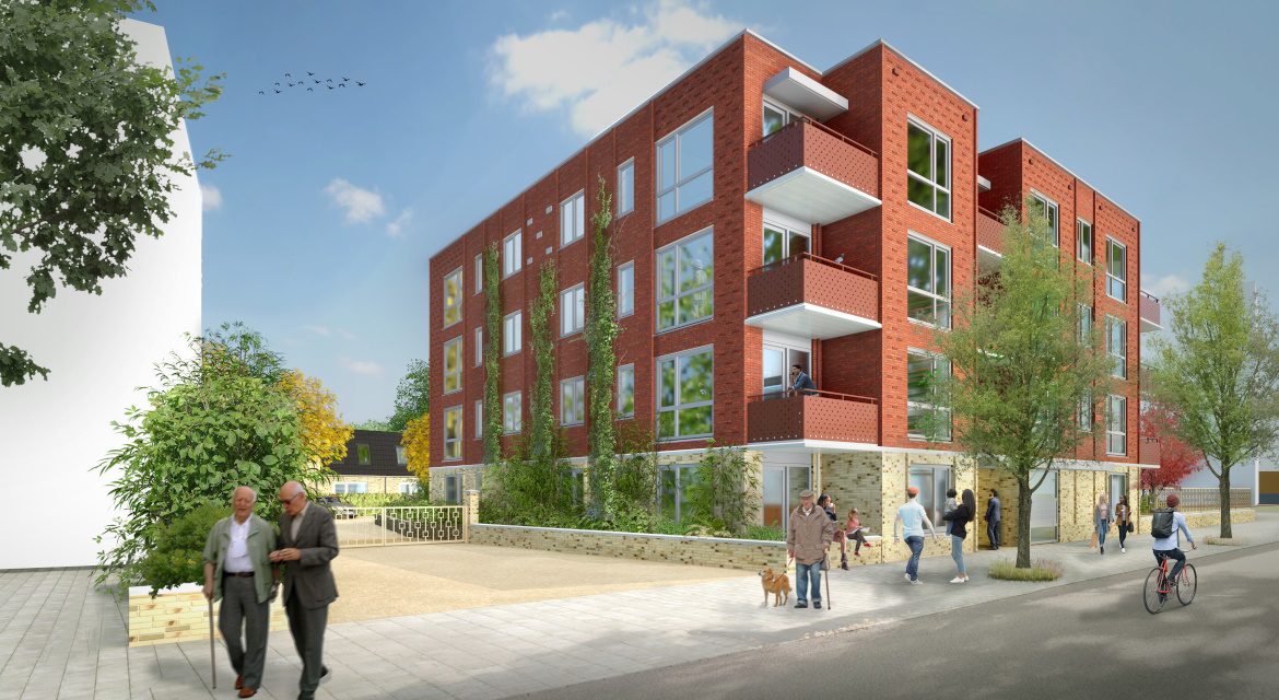 Appartementengebouw – gesneden